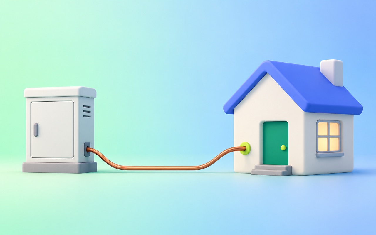 VDSL altyapısı: dolap ve eve giden hat çizimi